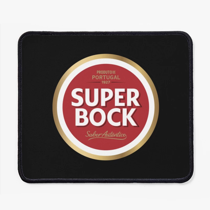 Super Bock Portuguese Beer Brand Logo Design from 1927 Mouse Pad