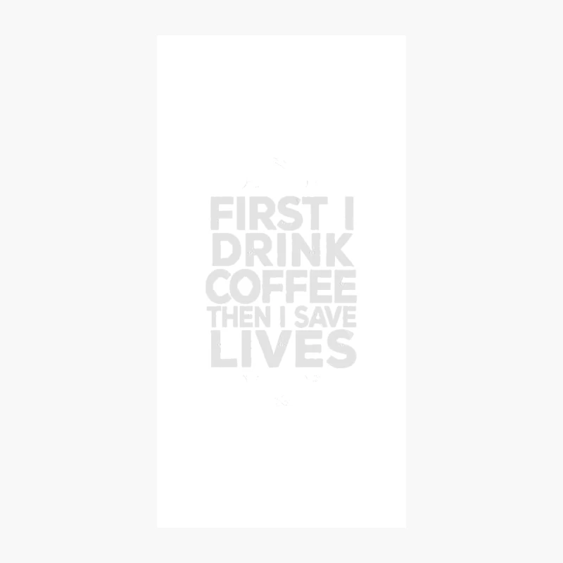 EMT Paramedic Drink Coffee Save Lifes Funny iPhone Case