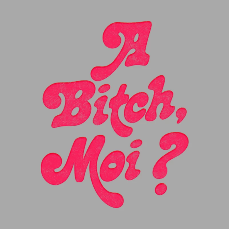 A Bitch, Moi Male Pullover Hoodie