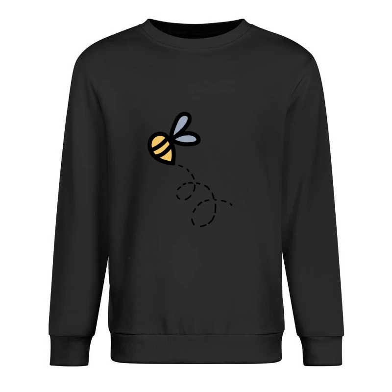 Abeille mignonne avec sentier Homme Sweat-shirt à enfiler