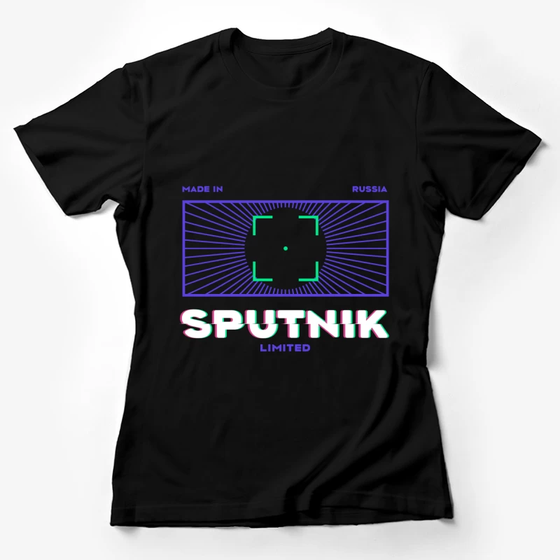 Sputnik Logo Design Damen T-Shirt