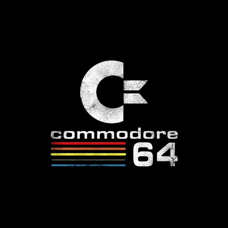 Commodore Retro Logo Throw Pillow