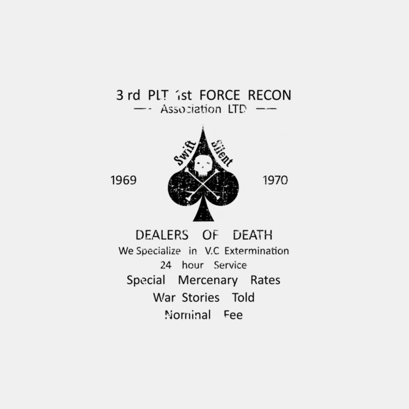 Vietnam Veteran - Force Recon, distressed Male Tank Top
