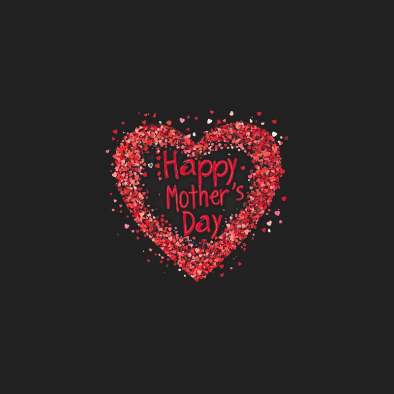 Heartfelt Mother's Day Greeting Card Design Bucket Hat