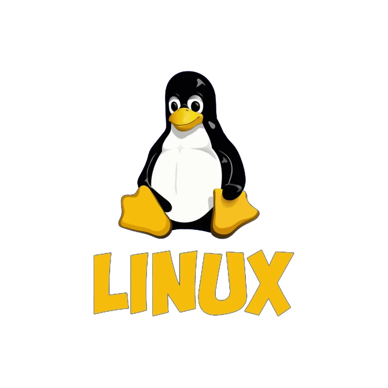 Tux: The Linux Operating System Mascot Logo Tapestry