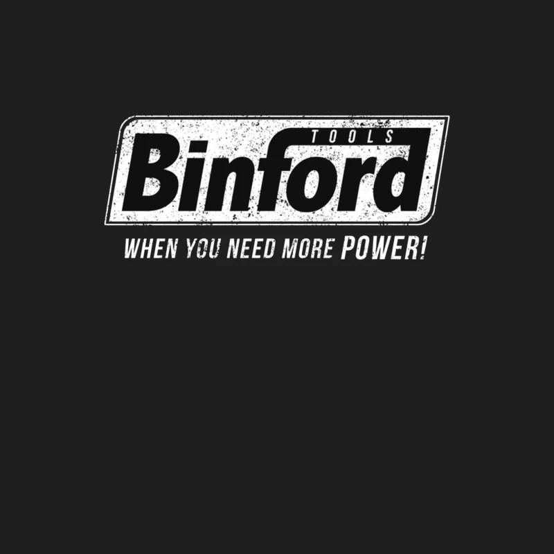 Vintage Binford Tools Logo with Power Slogan Male Tank Top