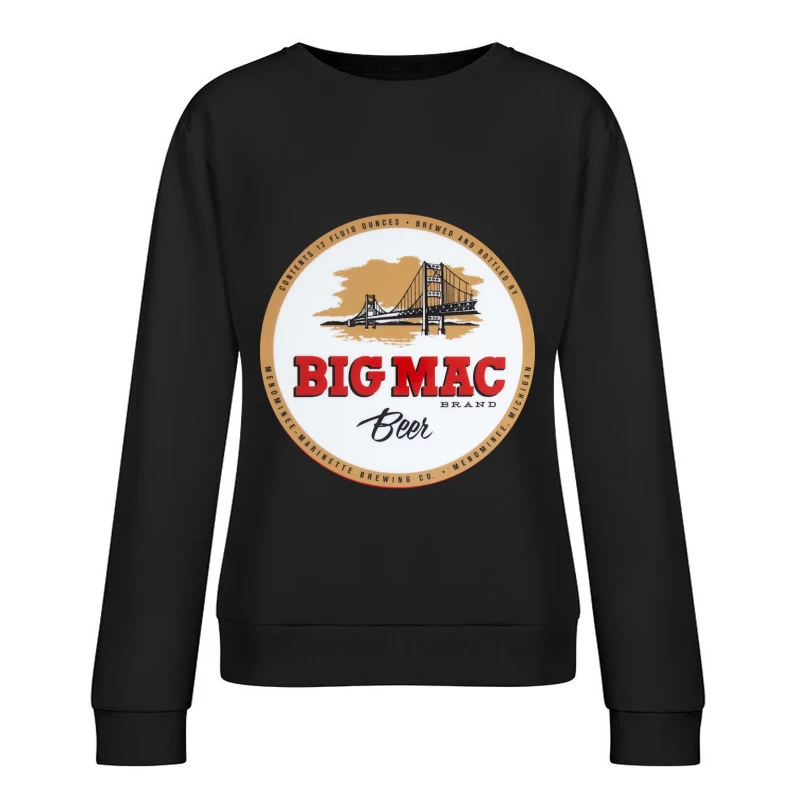 Big Mac Beer Female Pullover Sweatshirt