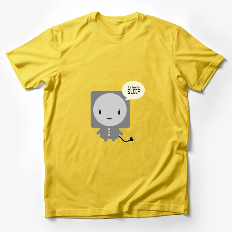 Personnage mignon disant l'heure de dormir Homme T-Shirt