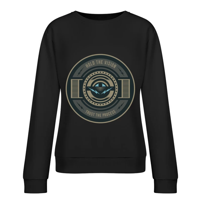 Œil Visionnaire et Éclair Femme Sweat-shirt à enfiler