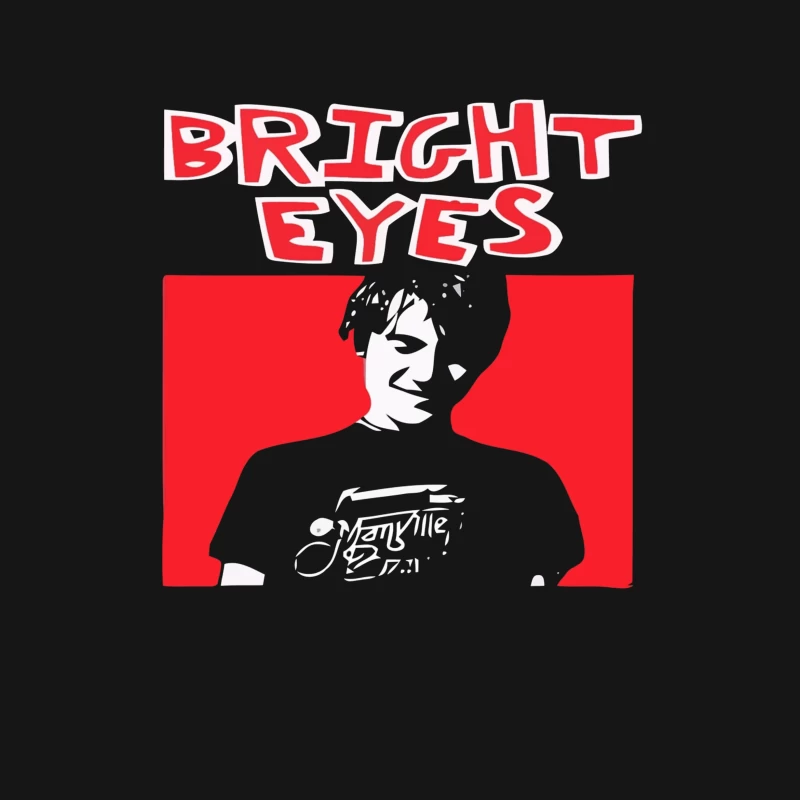 Bright Eyes Minimalist Album Cover Art Female T-Shirt