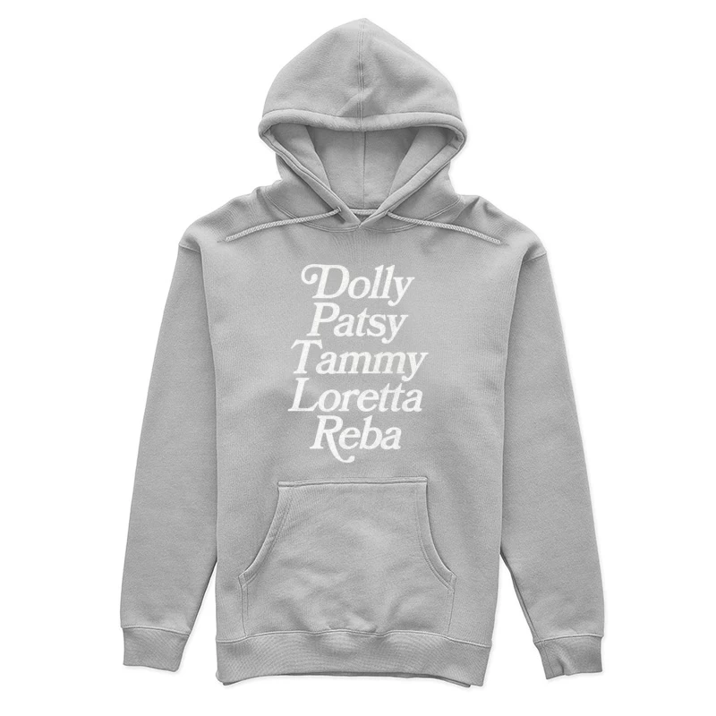 Country Legends  Retro Style Country Music Fan Design Female Pullover Hoodie