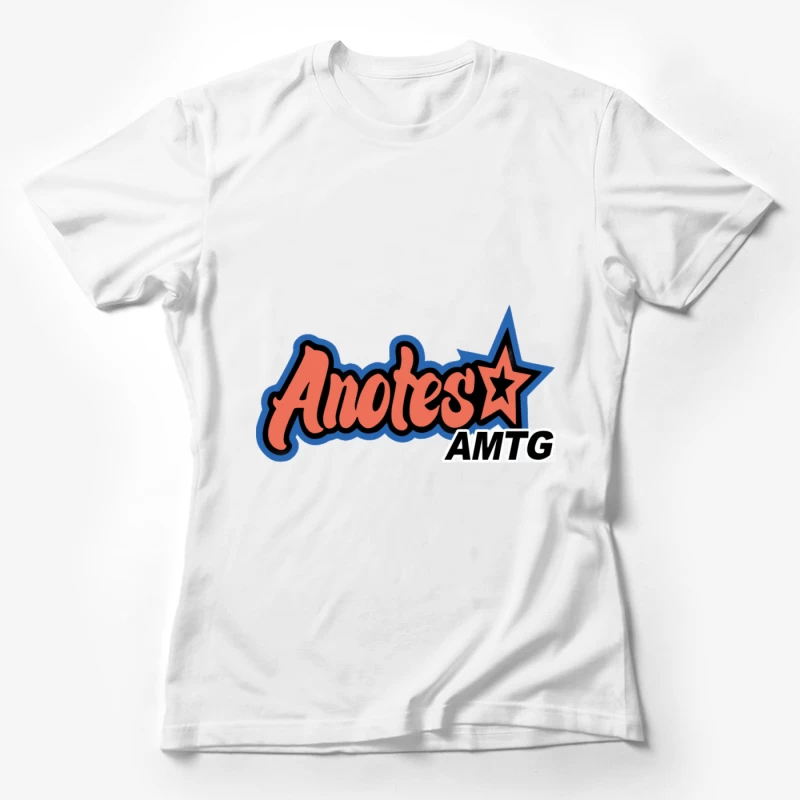 Anotes Logo Design mit Stern Damen T-Shirt