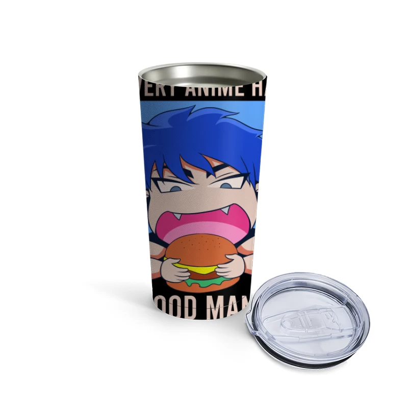 Food Maniac in Anime Travel Mug