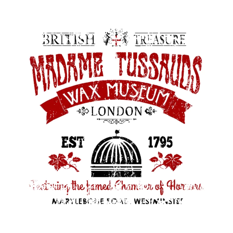 Madame Tussaud_s, distressed Tapestry
