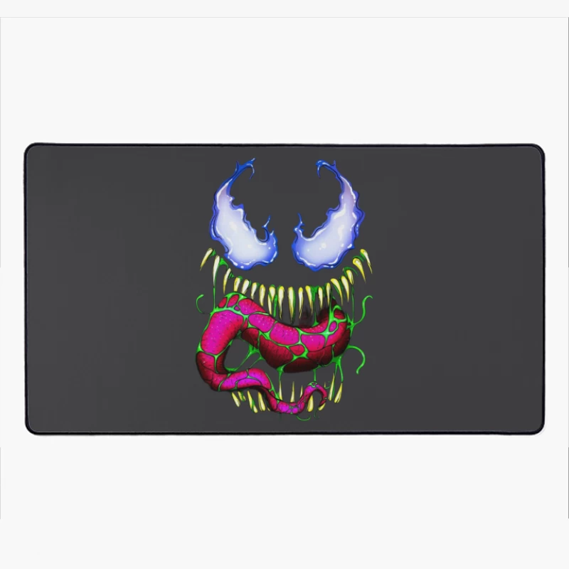Vibrant Comic Monster Art Desk Mat