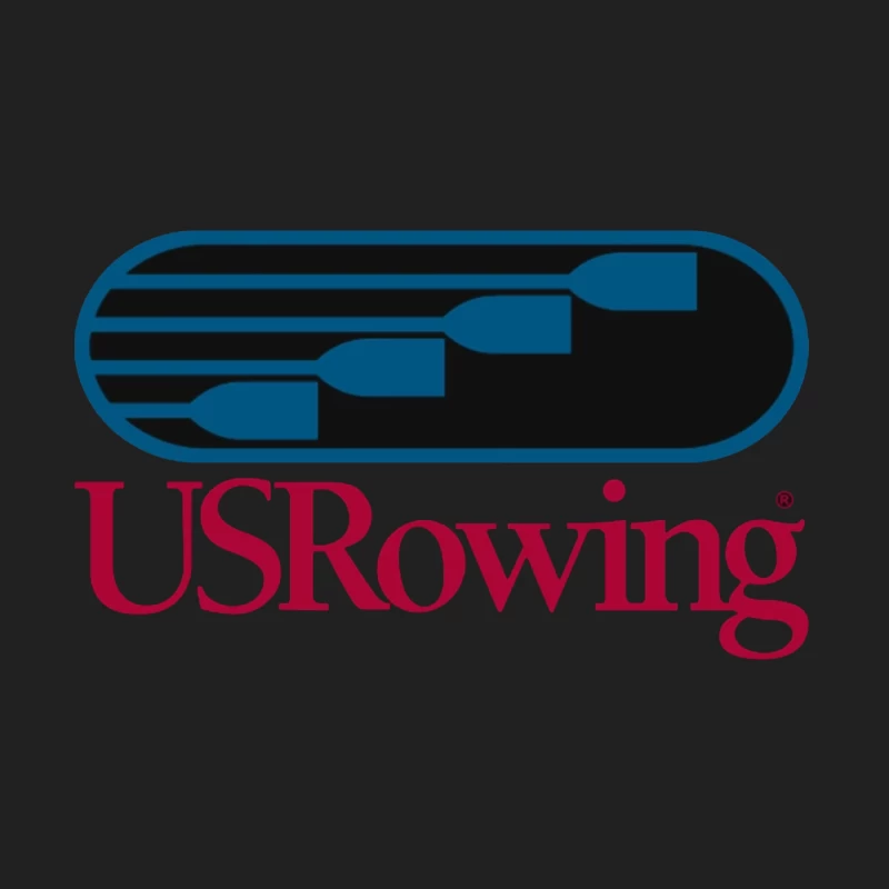 US Rowing Official Sports Organization Logo Bucket Hat