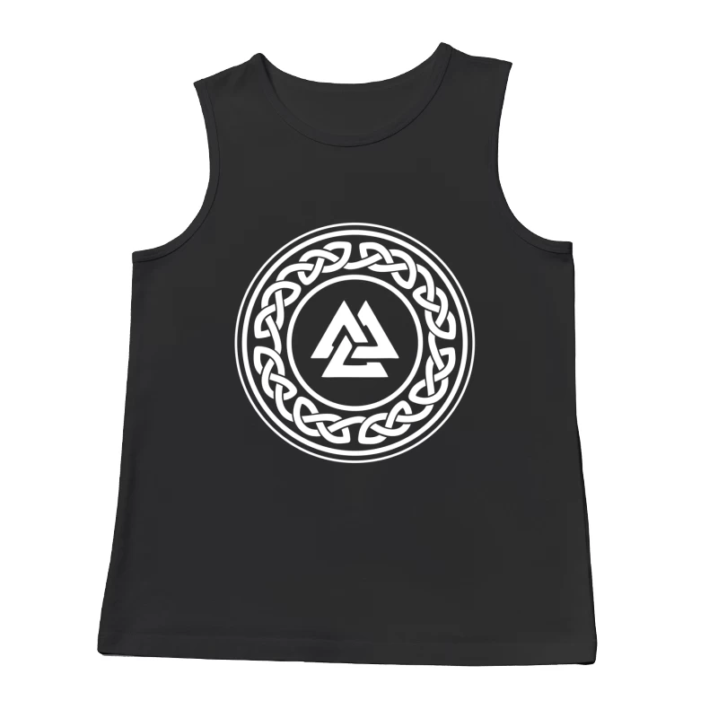 Triad Knot: Timeless Celtic Elegance Male Tank Top