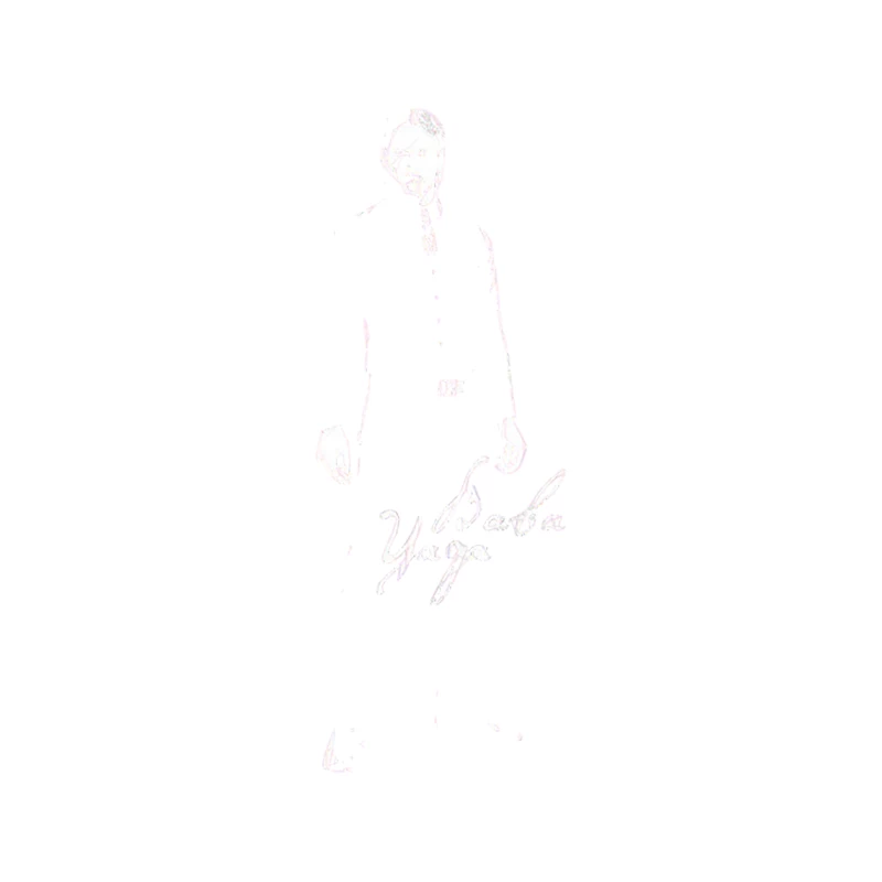 Faint Minimal Sketch with Signature Tapestry