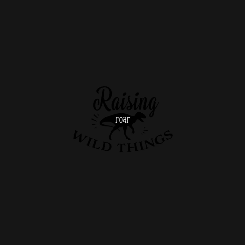 Motif minimaliste avec texte 'roar' Homme Manches Longues T-Shirt