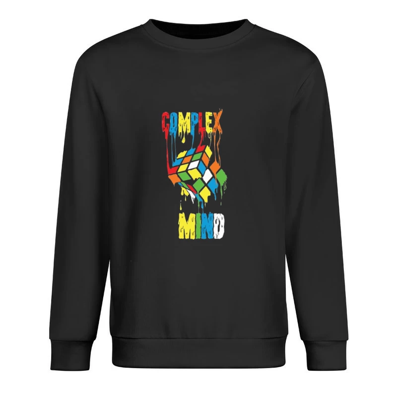 Komplexer Geist Rubikswürfel Herren Pullover Sweatshirt