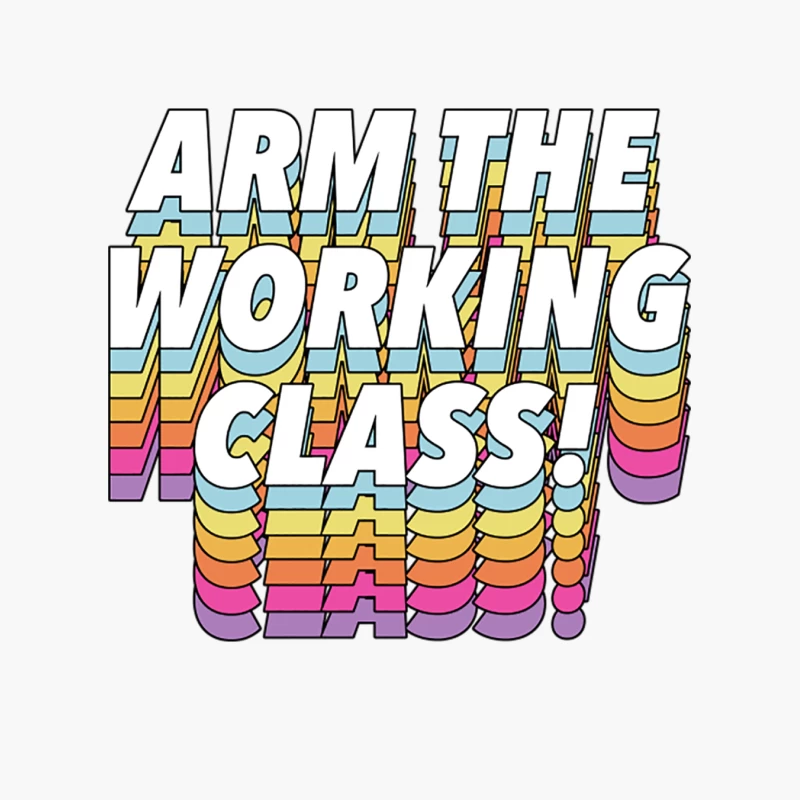 Arm the Working Class Cotton Tote Bag