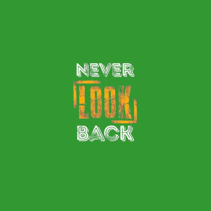 Never Look Back Motivation Tapestry