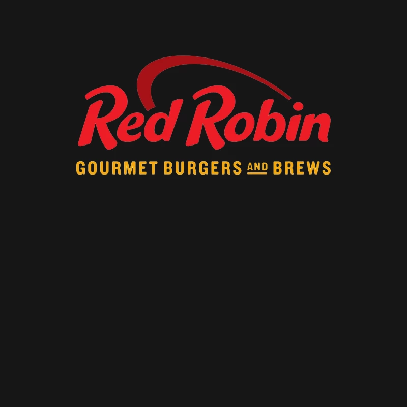 Red Robin Gourmet Burgers and Brews Restaurant Logo Male Long Sleeve T-Shirt