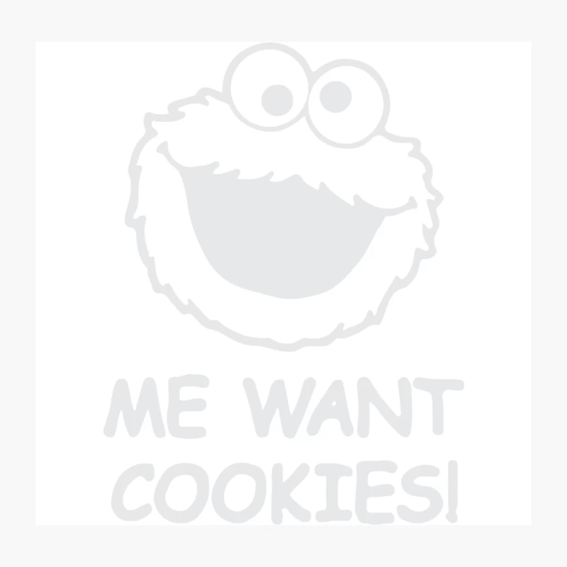 Me Want Cookies ! Throw Pillow