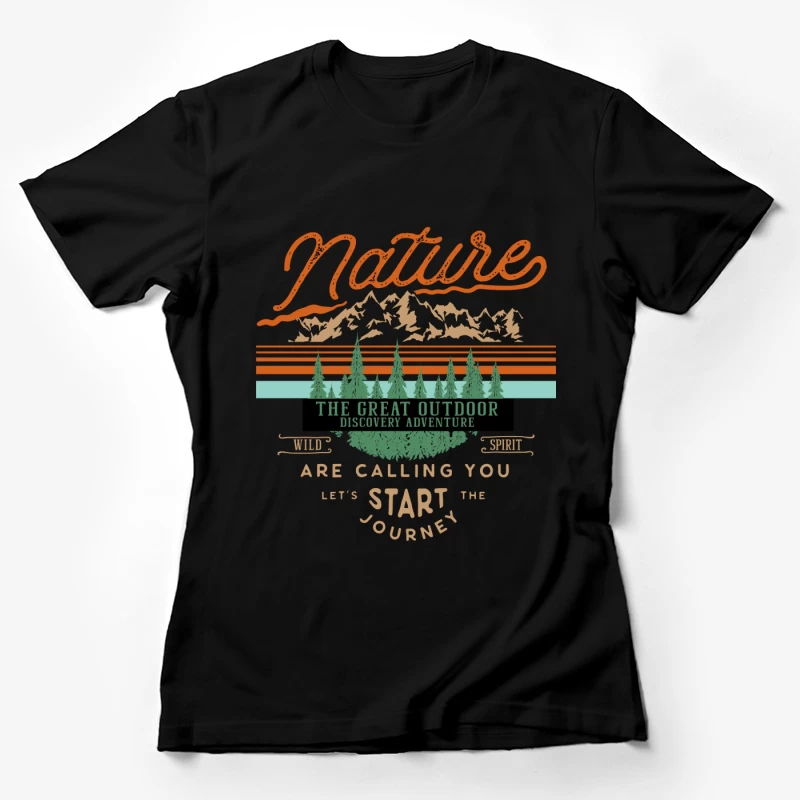 Naturabenteuer im Freien Damen T-Shirt