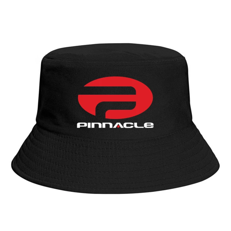 Pinnacle Sports Equipment Brand Logo Design Bucket Hat