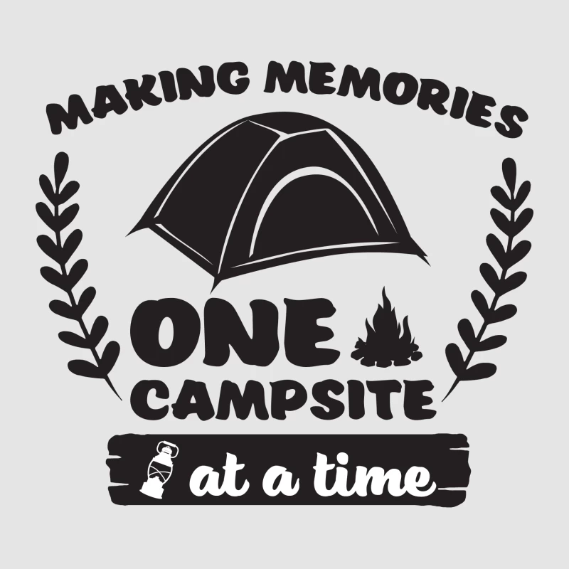Camping et souvenirs: une expérience à chaque fois Homme Sweat à capuche