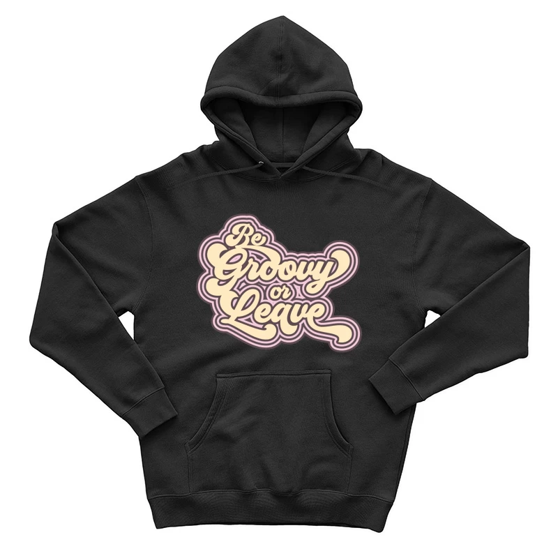 Sei groovy oder geh: Retro Design Herren Pullover Hoodie