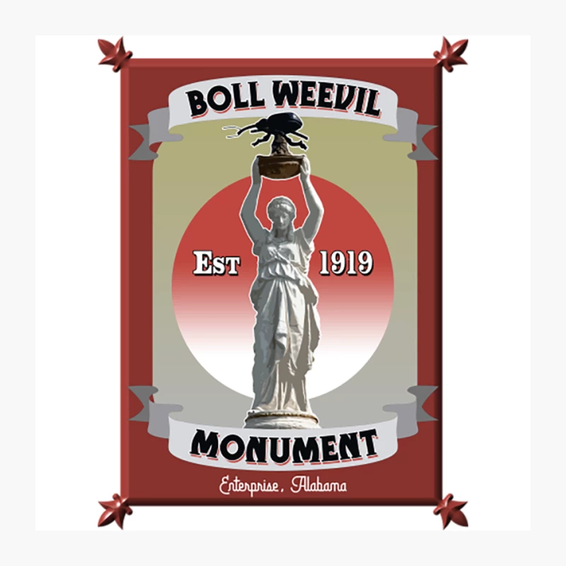 Boll Weevil Monument Pin