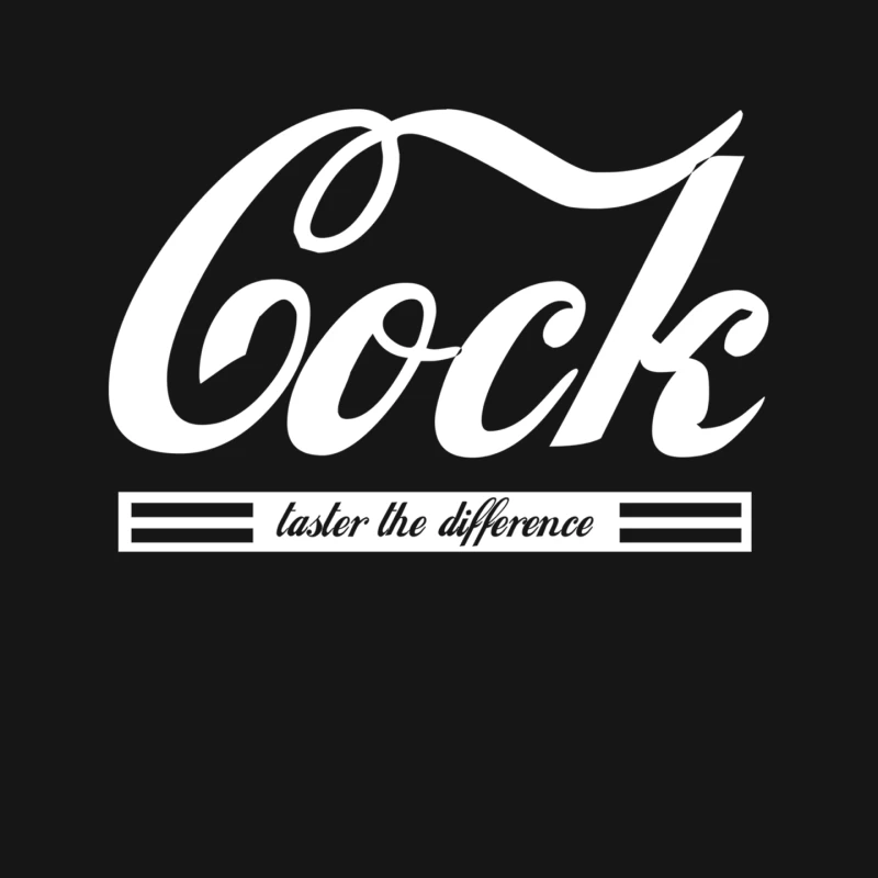 Cock Taste The Difference Mens V-Neck Mouse Pad