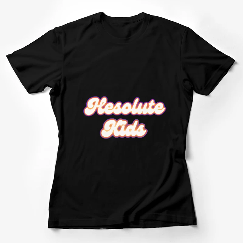Buntes Logo für Kinder Damen T-Shirt