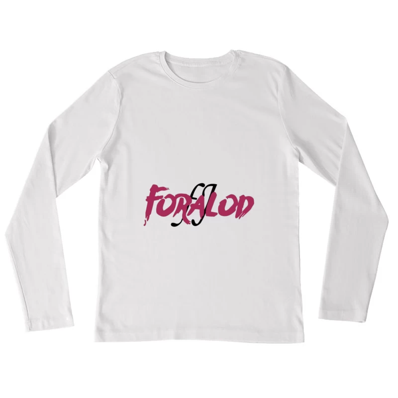 Design de Logo Élégant Femme Manches Longues T-Shirt