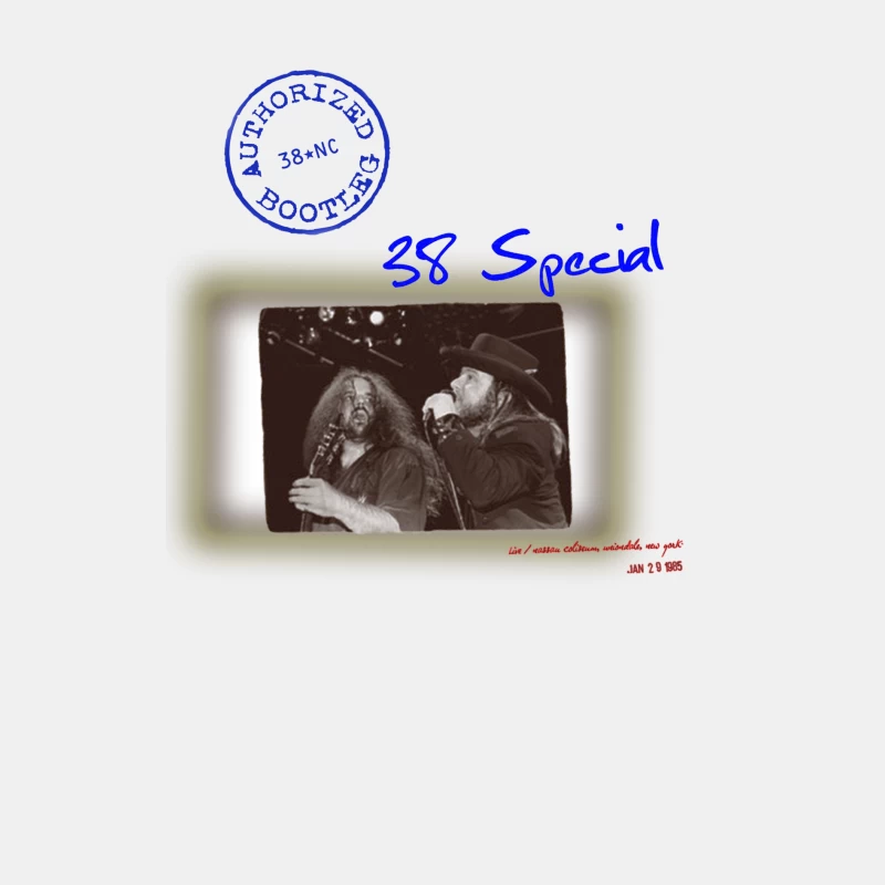 9 AUTHORIZED BOOTLEG - 38 SPECIAL BAND Male Tank Top