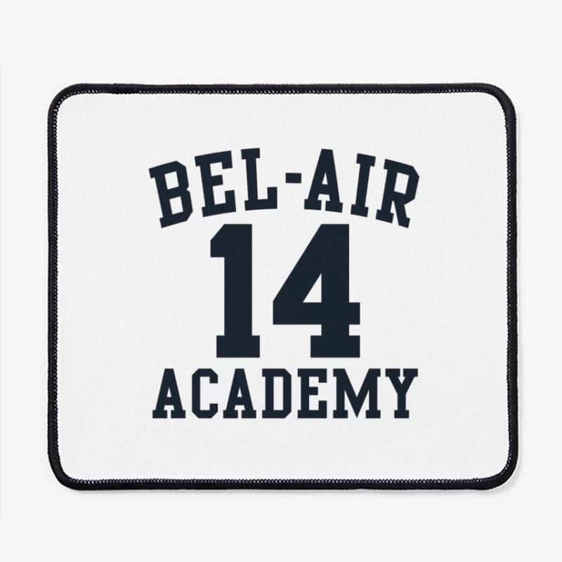 Bel-Air Academy Number 14 Athletic Jersey Design Mouse Pad