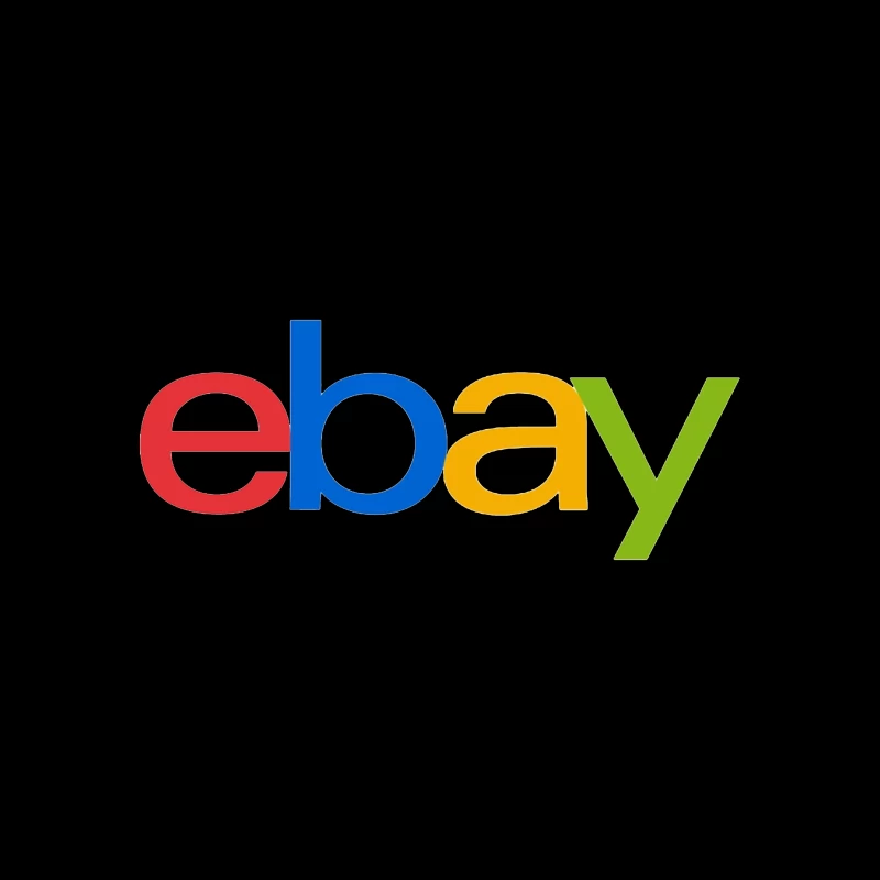 eBay Official Multicolored Logo Desk Mat