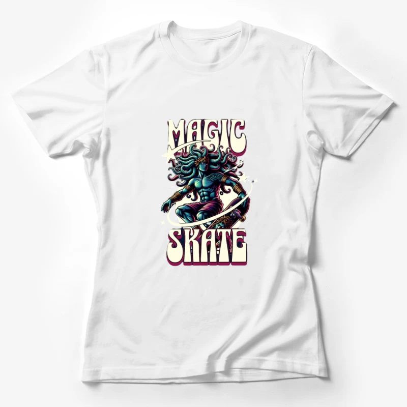 Magischer Skater mit tentakelartigem Design Damen T-Shirt