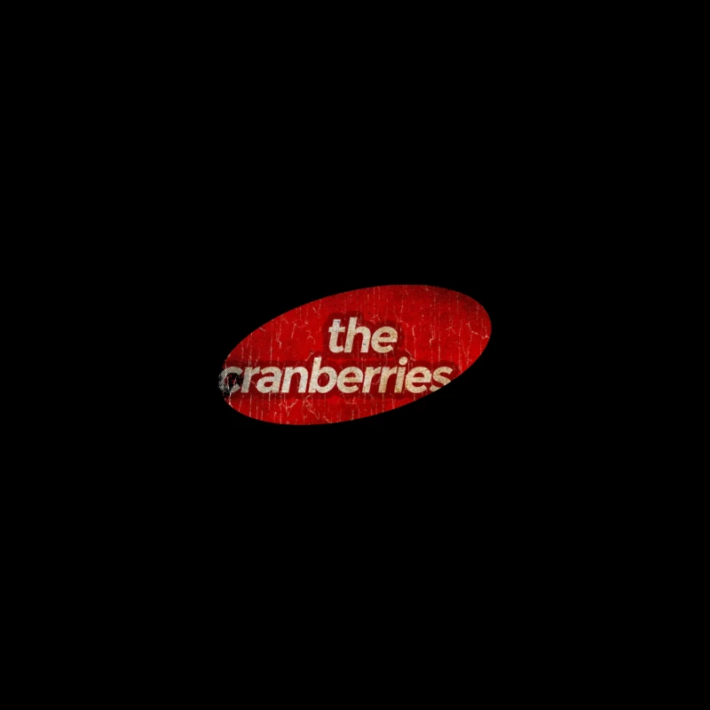 The Cranberries Vintage Band Logo in Red iPhone Case