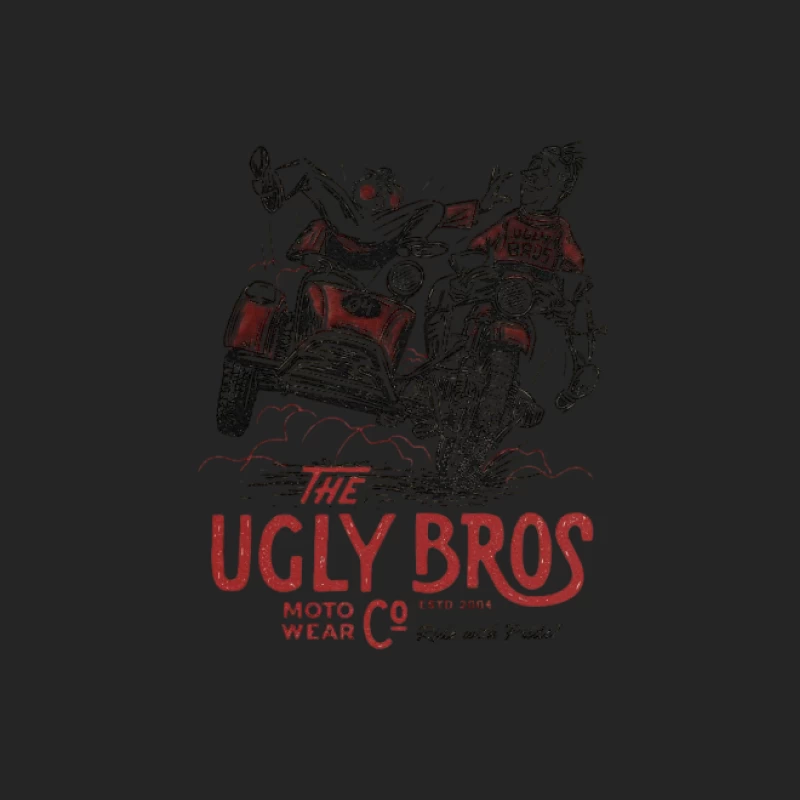 Motorrad-Abenteuer mit Ugly Bros Herren Pullover Sweatshirt