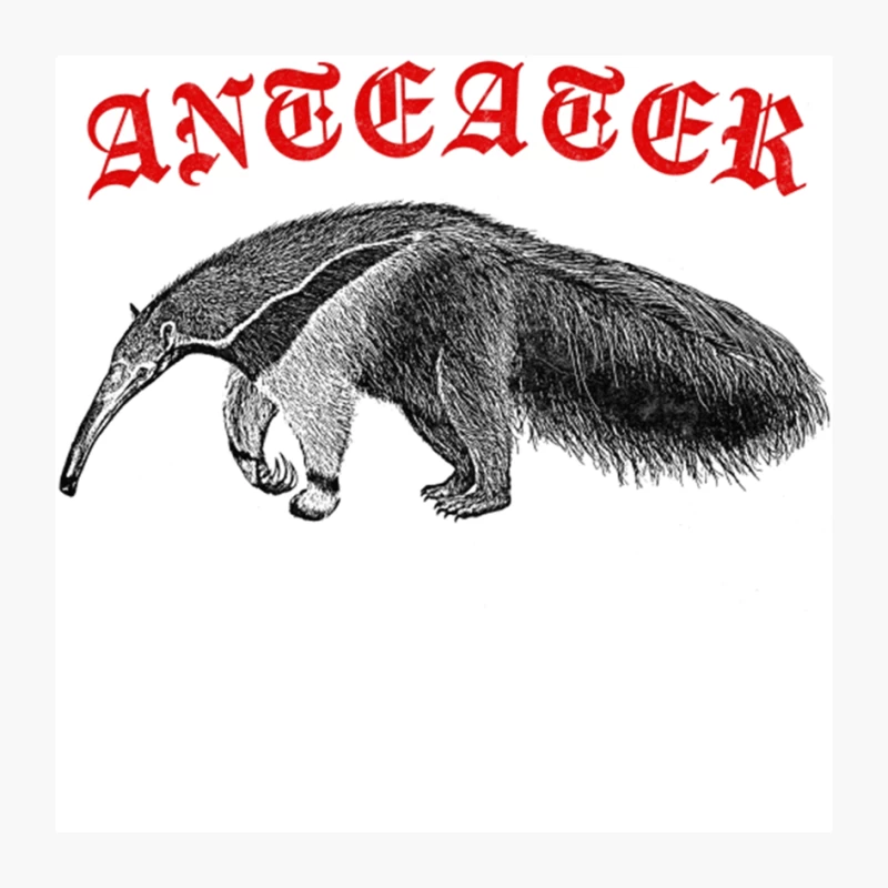 Anteater  Snouty Long Boi Fan Art Design Pin