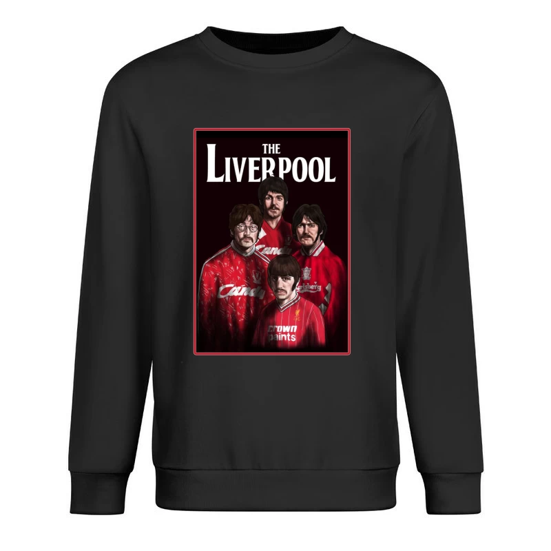 Liverpool/Beatles Mashup Male Pullover Sweatshirt