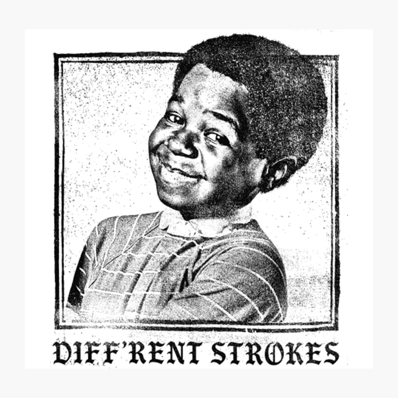 Diff_rent Strokes  80s Vintage Look Faded Design Throw Pillow