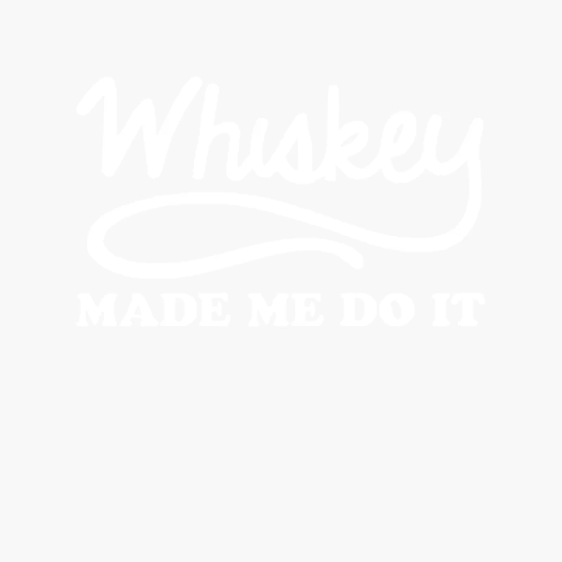 Whiskey Made Me Do It Funny Cotton Tote Bag