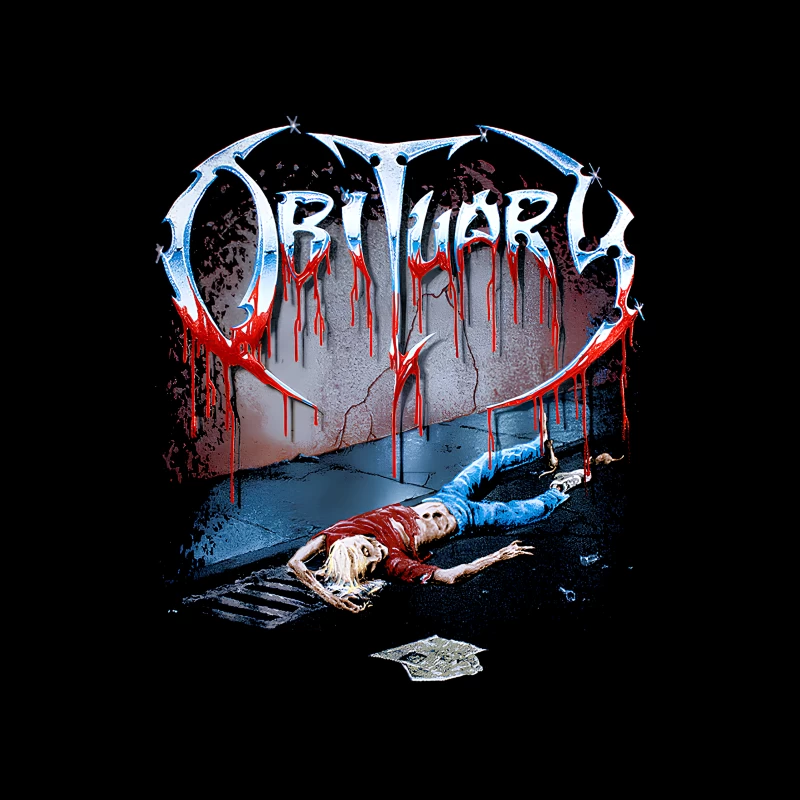 Obituary Slowly We Rot 2 Throw Pillow