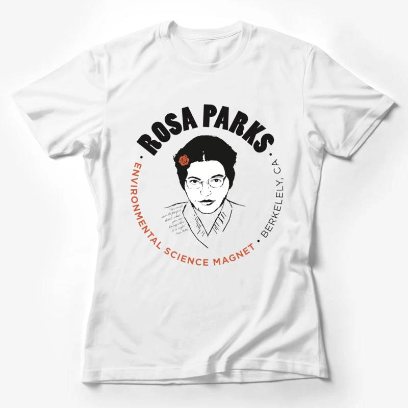 Rosa Parks 2 Female T-Shirt