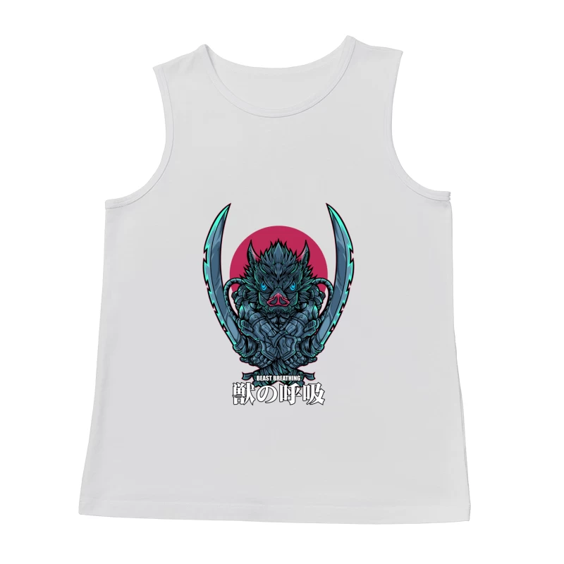 Beast Breathing Character Illustration Male Tank Top