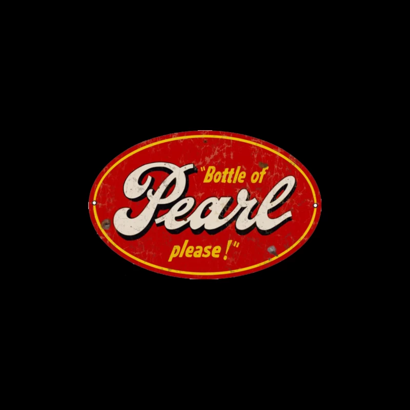 Pearl Beer Retro Mouse Pad